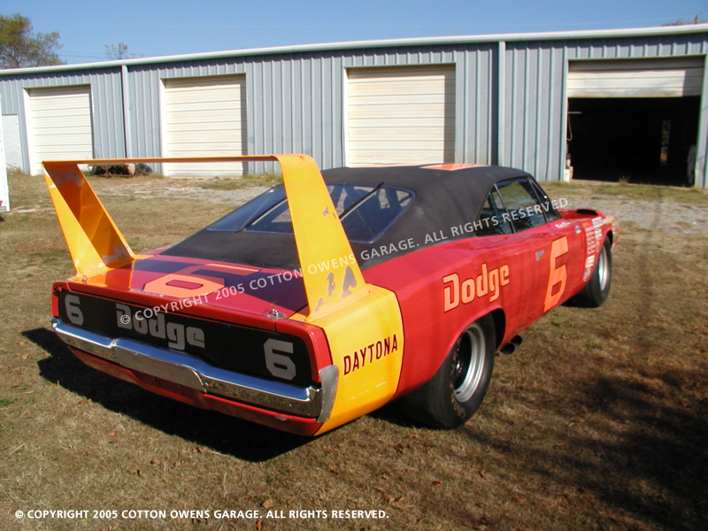 1969 Cotton Owens NASCAR Dodge Daytona Hemi Driven by Buddy Baker
