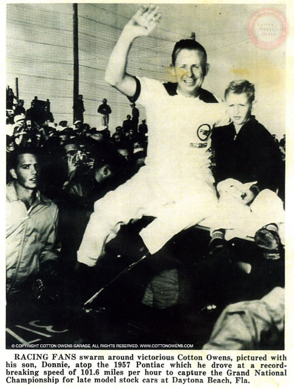 Cotton Owens Wins 1957 Daytona Beach Race
